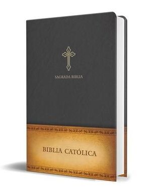 BIBLIA CATOLICA EN ESPANOL. SIMIL PIEL NEGRO, TAMANO COMPACTO