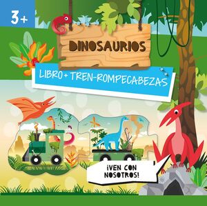 DINOSAURIOS ¡SUBETE AL TREN ROMPECABEZAS! - Sarasvati Librería