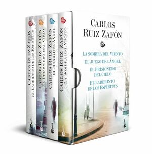 Estuche tetralogía Cementerio de los libros olvidados (La sombra del viento) - Carlos Ruiz Zafón - Sarasvati Librería