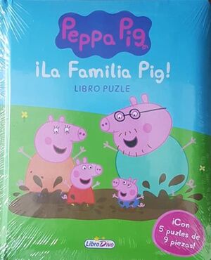PUZZLE MADERA ENCAJABLE PEPPA PIG LA FAMILIA PIG LD0944 - Sarasvati Librería