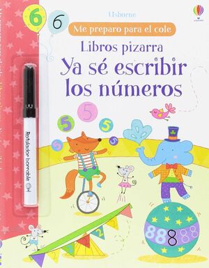 YA SÉ ESCRIBIR LOS NÚMEROS LIBRO PIZARRA