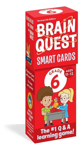 BRAIN QUEST 6TH GRADE SMART CARDS