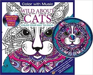 * WILD ABOUT CATS ADULT COLORING BOOK