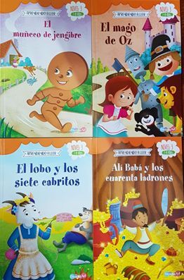 APRENDIENDO A LEER NIVEL 3 (ALI BABA-EL LOBO Y LOS SIETE CABRITOS-MAGO DE OZ-MUÑECO DE JENGIBRE) BBPEG2032