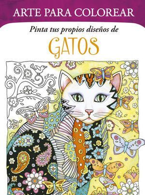 ARTE PARA COLOREAR. PINTA TUS PROPIOS DISEÑOS DE GATOS