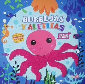 BURBUJAS Y ALETITAS: CORAZON DE FELPA BFLAT5546