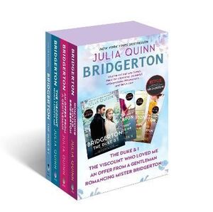 BRIDGERTON BOXED SET : THE DUKE AND I/THE VISCOUNT WHO LOVED ME/AN OFFER FROM A GENTLEMANN - JULIA QUINN - Sarasvati Librería