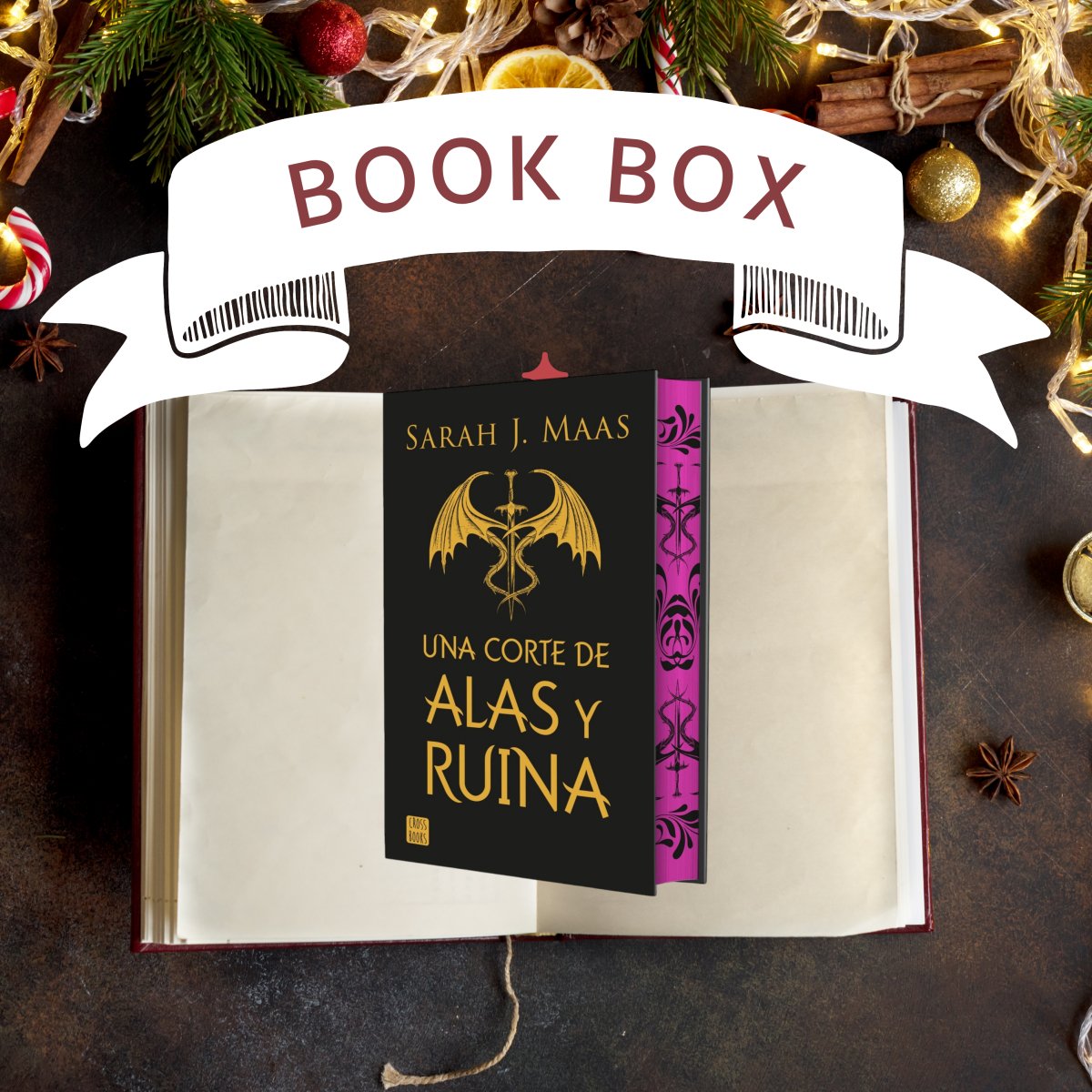 Christmas box Una corte de alas y ruina edición limitada - Sarasvati Librería