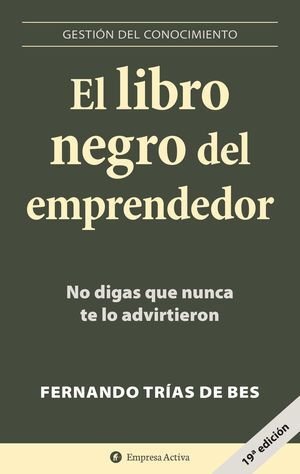 El libro negro del emprendedor - Fernando Trias de Bes - Sarasvati Librería