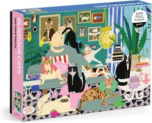 GLAMOUR CATS 1000 PIECE - Sarasvati Librería