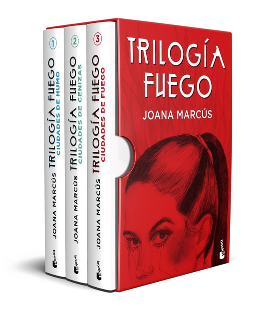 Estuche trilogía Fuego (Incluye Ciudades de humo, Ciudades de ceniza y Ciudades de fuego) - Joana Marcús - Sarasvati Librería