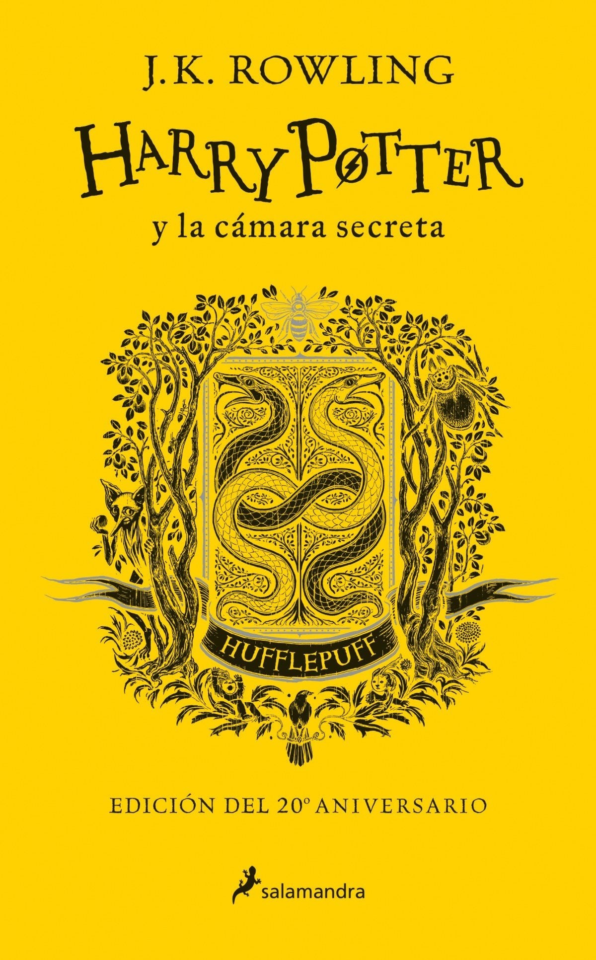 Harry Potter 2 y la cámara secreta (Hufflepuff 20º aniversario) - J. K. Rowling - Sarasvati Librería