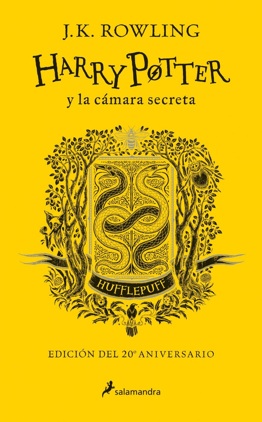 Harry Potter 2 y la cámara secreta (Hufflepuff 20º aniversario) - J. K. Rowling - Sarasvati Librería