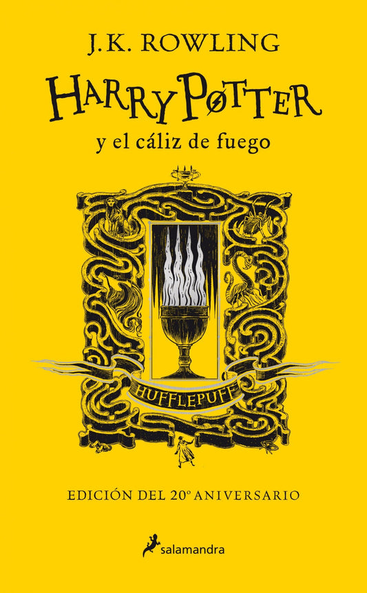 Harry Potter 4 y el cáliz de fuego (Hufflepuff 20º aniversario) - J. K. Rowling - Sarasvati Librería